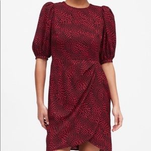Banana Republic Puff Sleeve Sheath Dress
